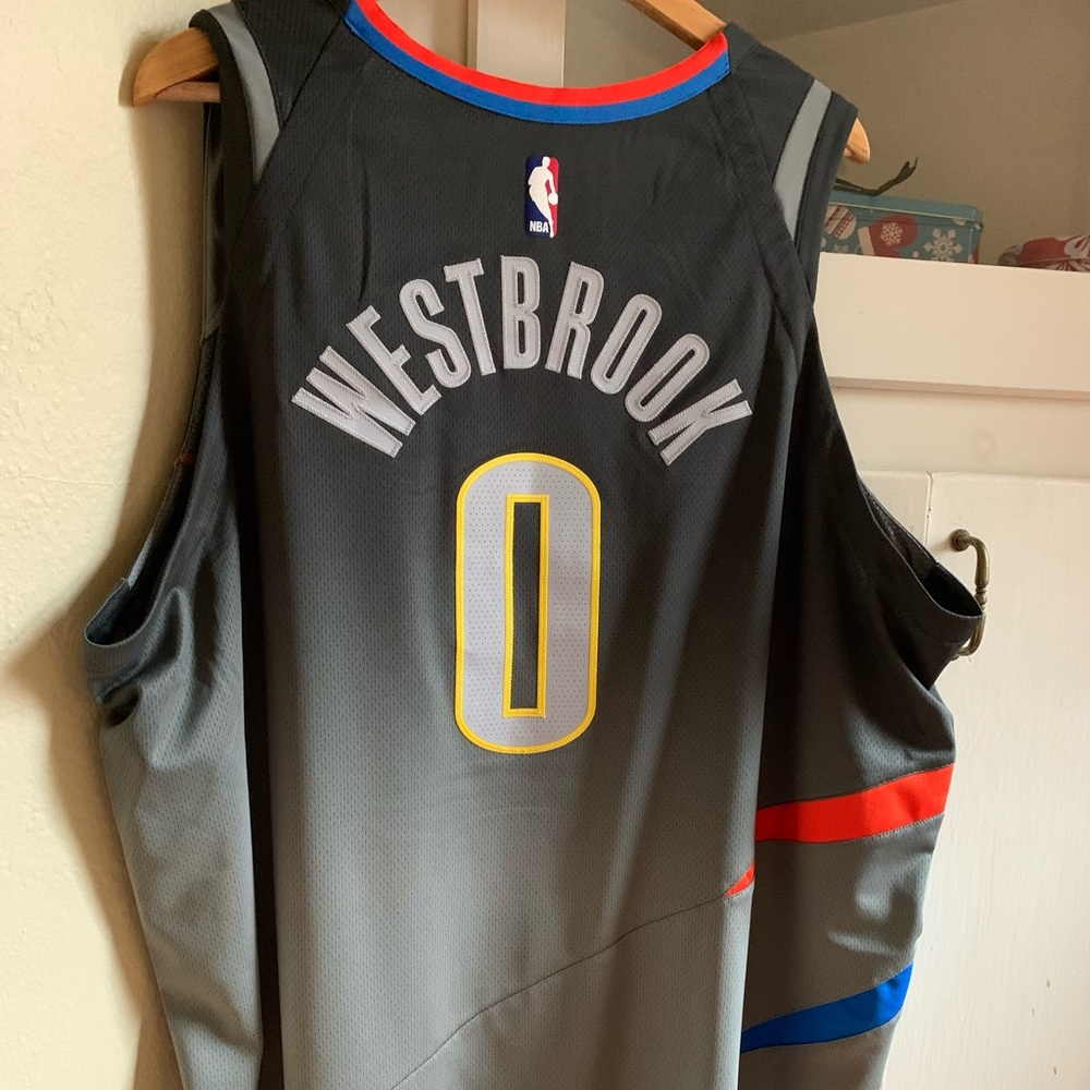 OKC WESTBROOK Authentic NBA Nike Jersey 3XL